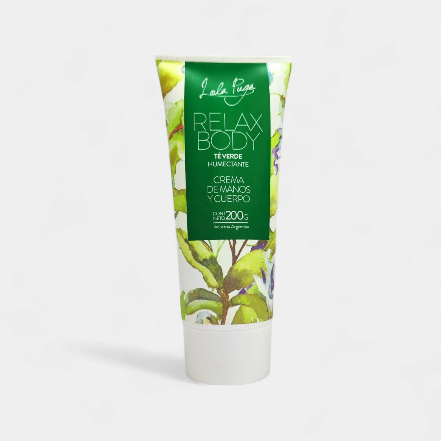 Crema Humectante Relax Con Te Verde Para Manos Y Cuerpo 200g- Lola Puga