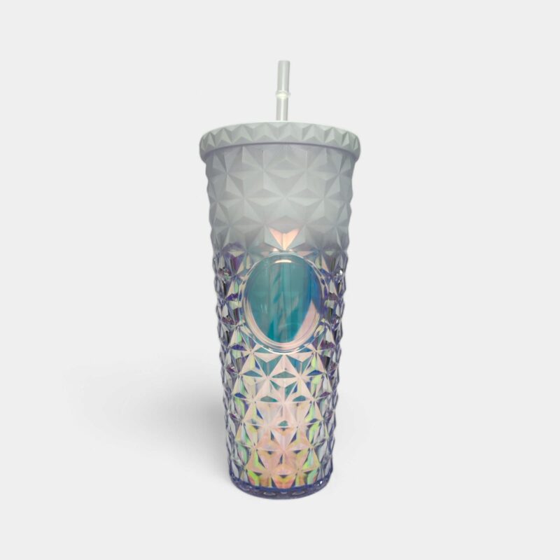 Vaso De Acrilico Con Sorbete Varios Colores- City Girl - Imagen 3