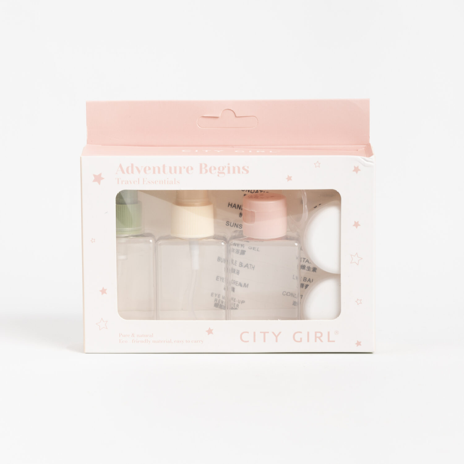 KIT DE VIAJE REDONDO- CITY GIRL