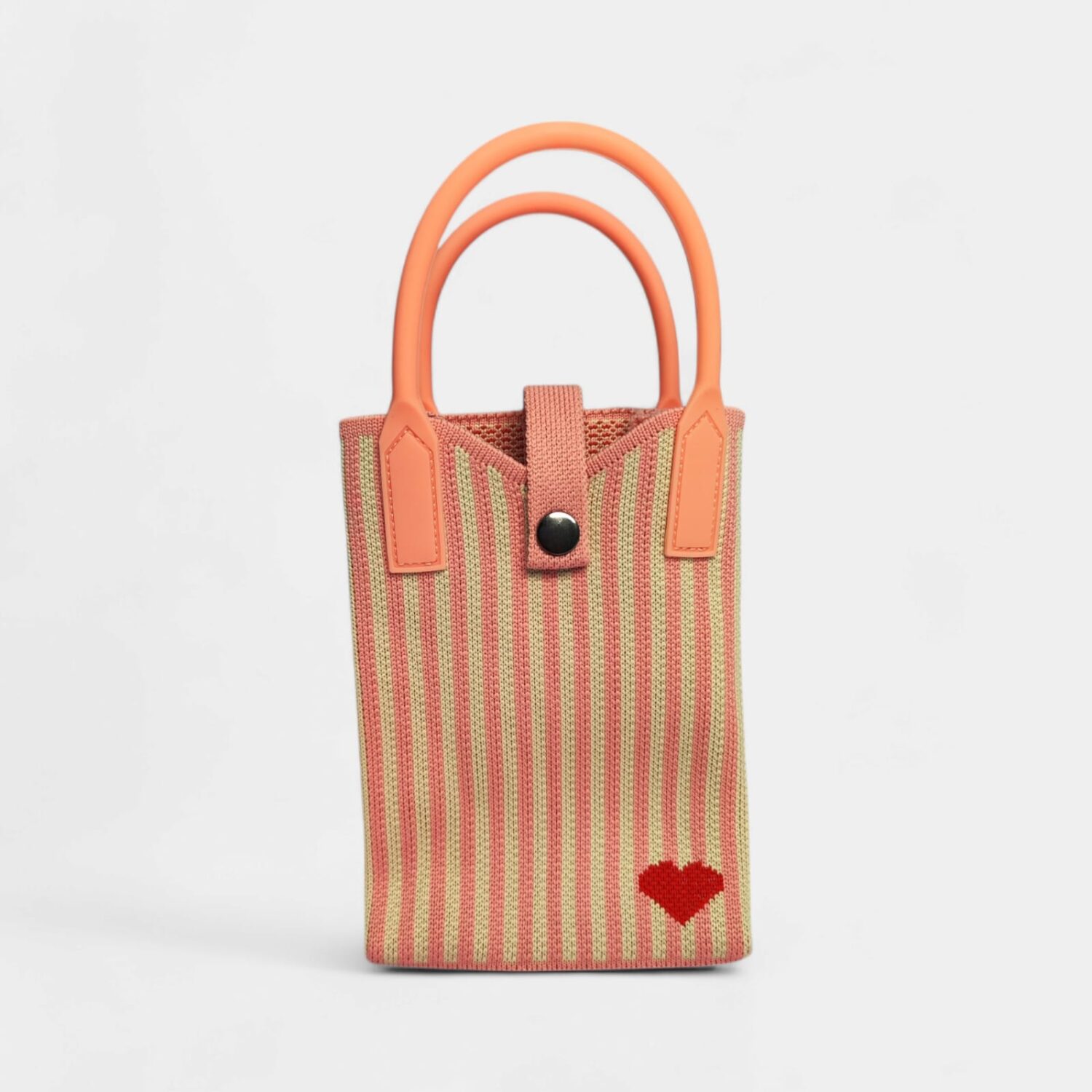 MINI CARTERITA DE MANO ESTAMPA A RAYAS-CIY GIRL