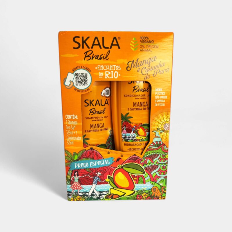 KIT SHAMPOO Y ACONDICIONADOR MANGA E CASTAHA- SKALA