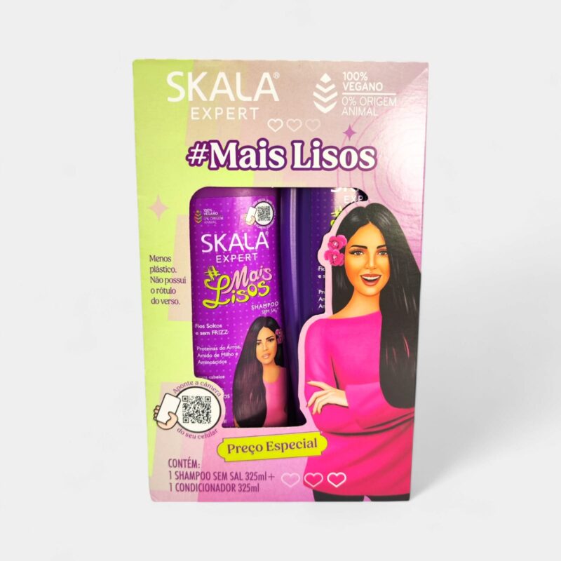 KIT SHAMPOO Y ACONDICIONADOR MAIS LISOS- SKALA