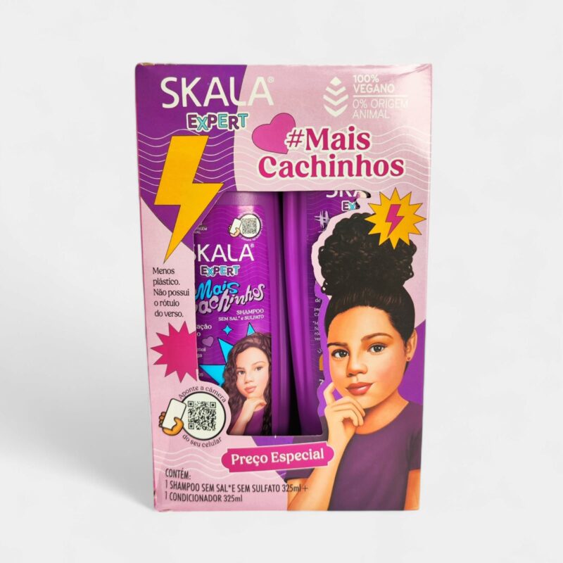 KIT SHAMPOO Y ACODICIONADOR MAIS CACHINHOS- SKALA