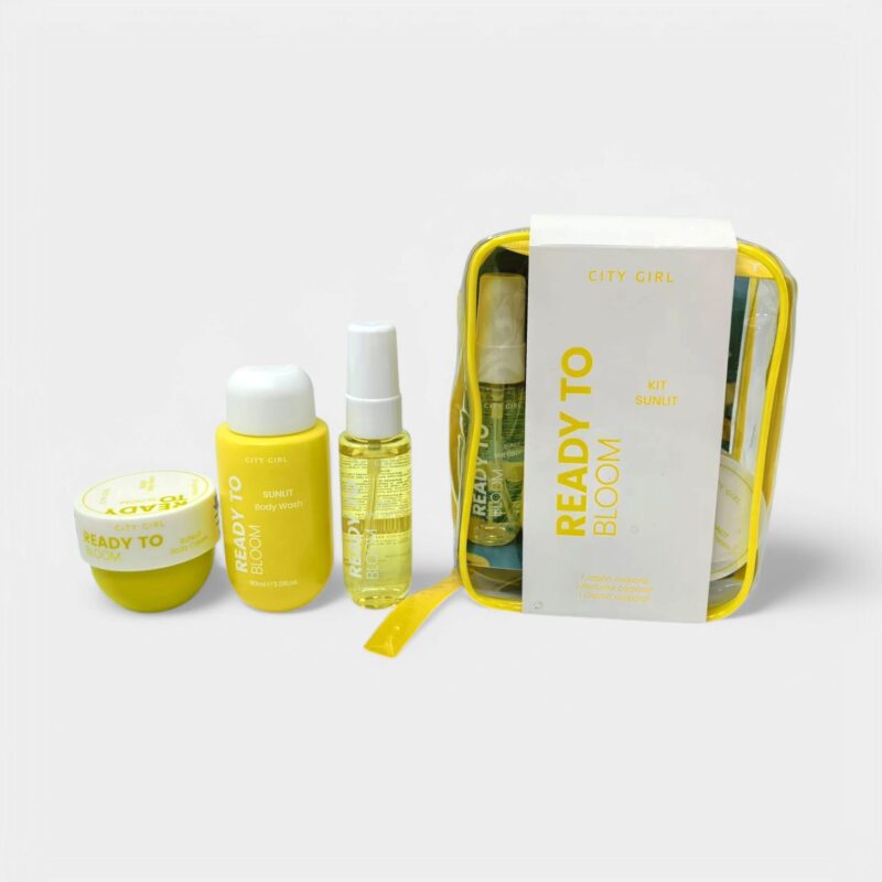 Kit Sunlit Jabon, Perfume Y Crema Corporal- City Girl