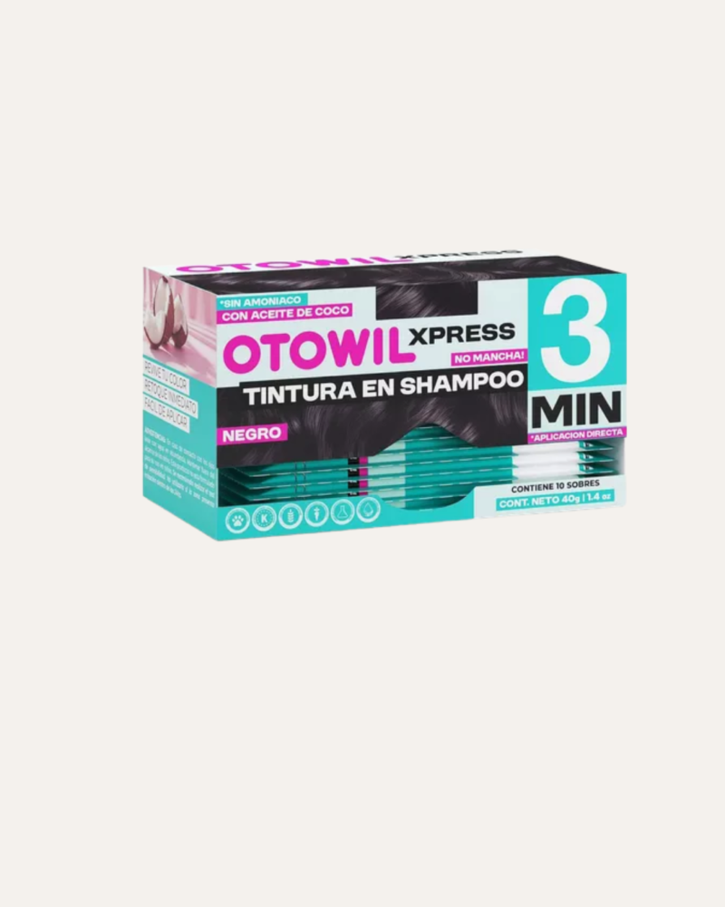 TINTURA EN SHAMPOO EXPRESS # NEGRO - OTOWIL