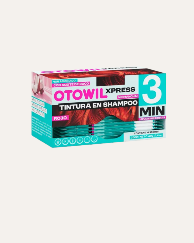 TINTURA EN SHAMPOO #ROJO EXPRESS - OTOWIL