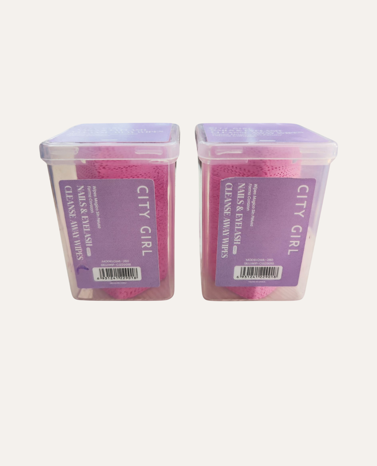 WIPES MAGICOS CON FORMA DE CORAZON - CITY GIRL