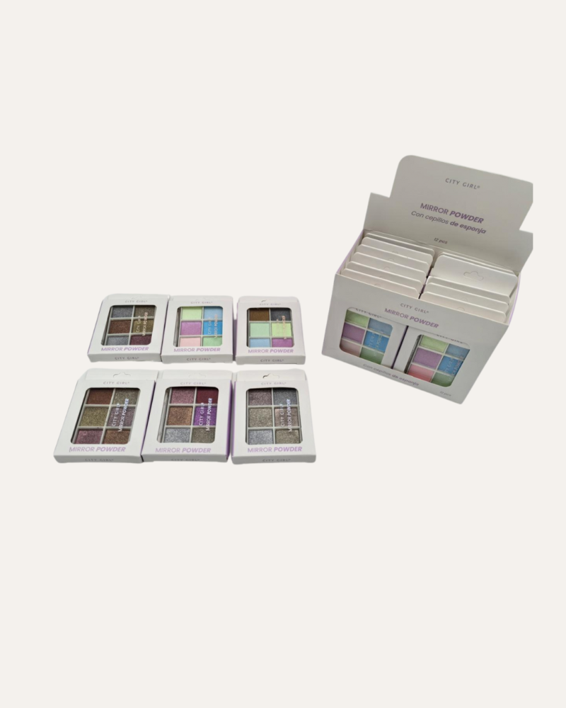 PALETA DE POLVOS PARA UÑAS - CITY GIRL