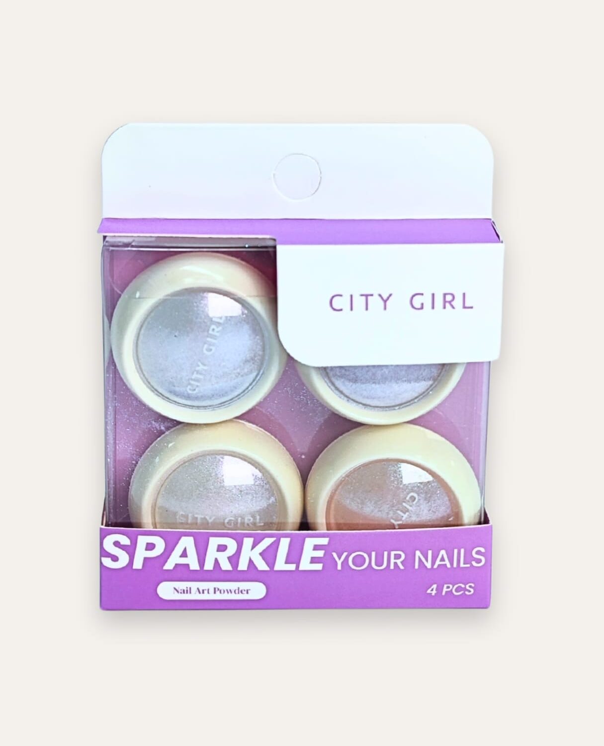 POLVO AURORA PARA UÑAS - CITY GIRL