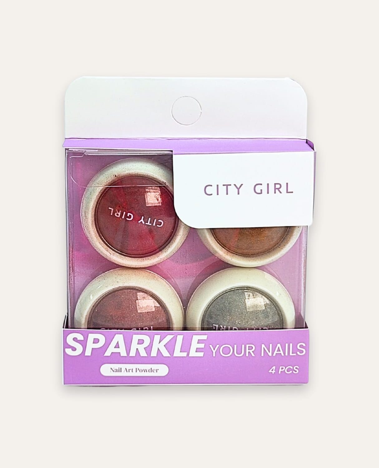 POLVO AURORA PARA UÑAS - CITY GIRL