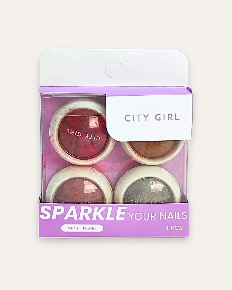 POLVO AURORA PARA UÑAS - CITY GIRL