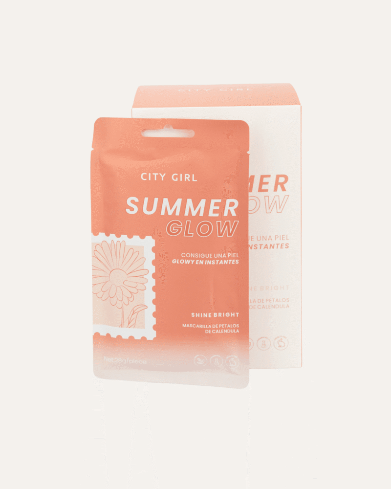 MASCARILLA DE PETALOS DE CALENDULA  SUMMER GLOW - CITY GIRL
