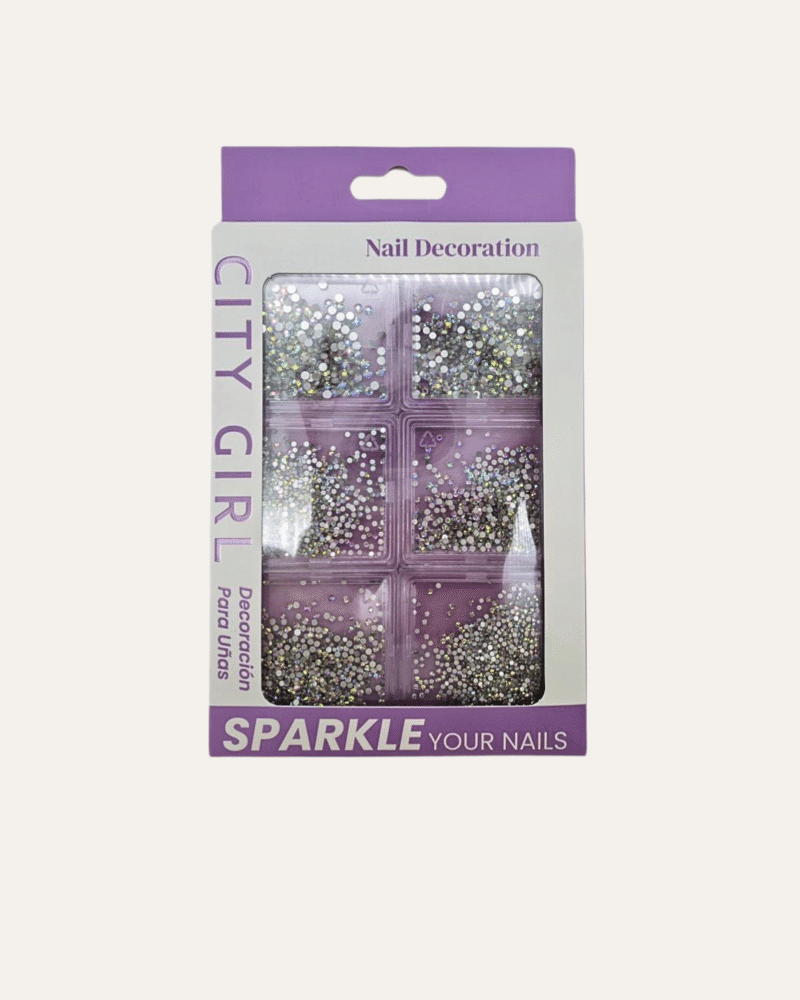 DECORACION DE STRASS PARA UÑAS - CITY GIRL