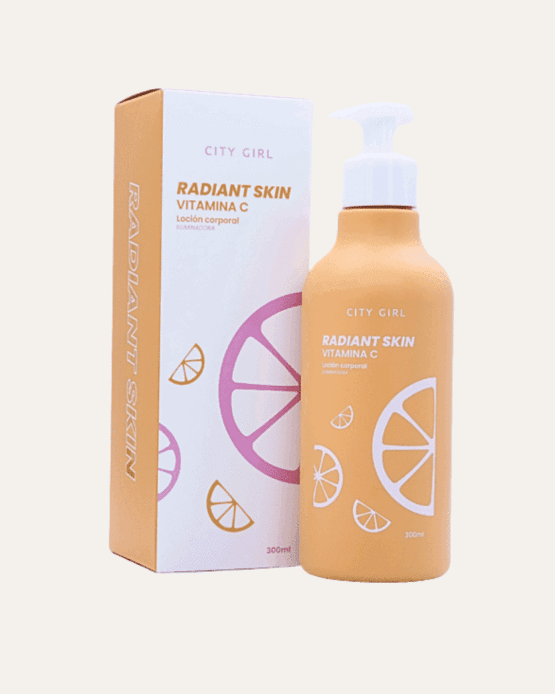 LOCIÓN CORPORAL RADIANT SKIN CON VITAMINA C - CITY GIRL