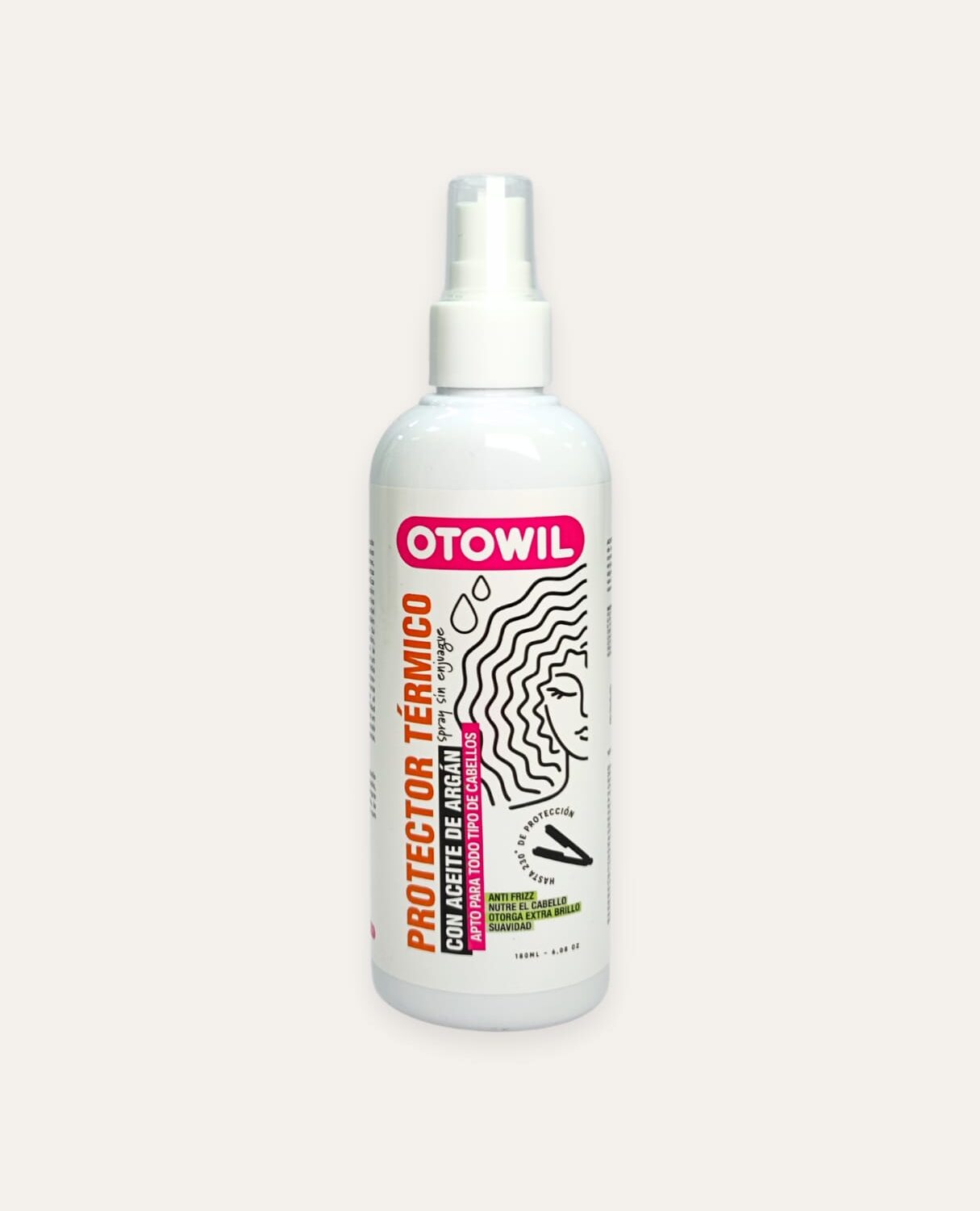 PROTECTOR TERMICO CON ACEITE DE ARGAN - OTOWIL