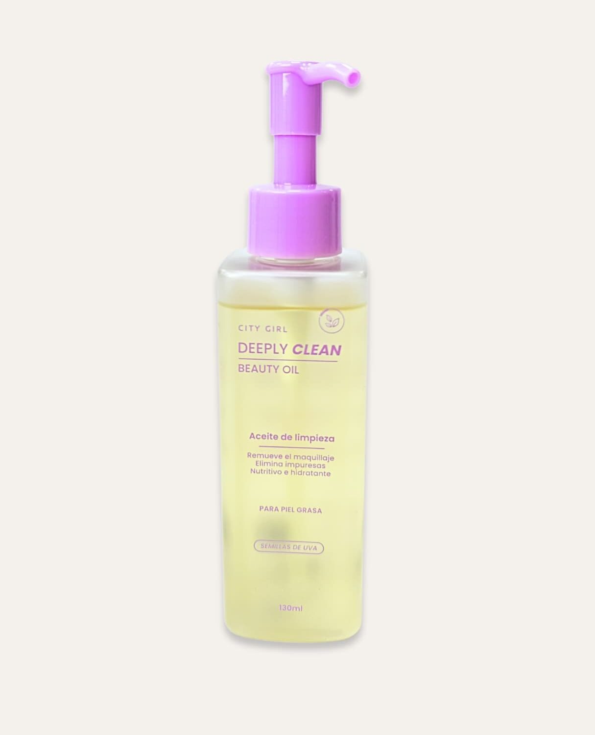 ACEITE DE LIMPIEZA PARA PIEL GRASA 130ML -CITY GIRL