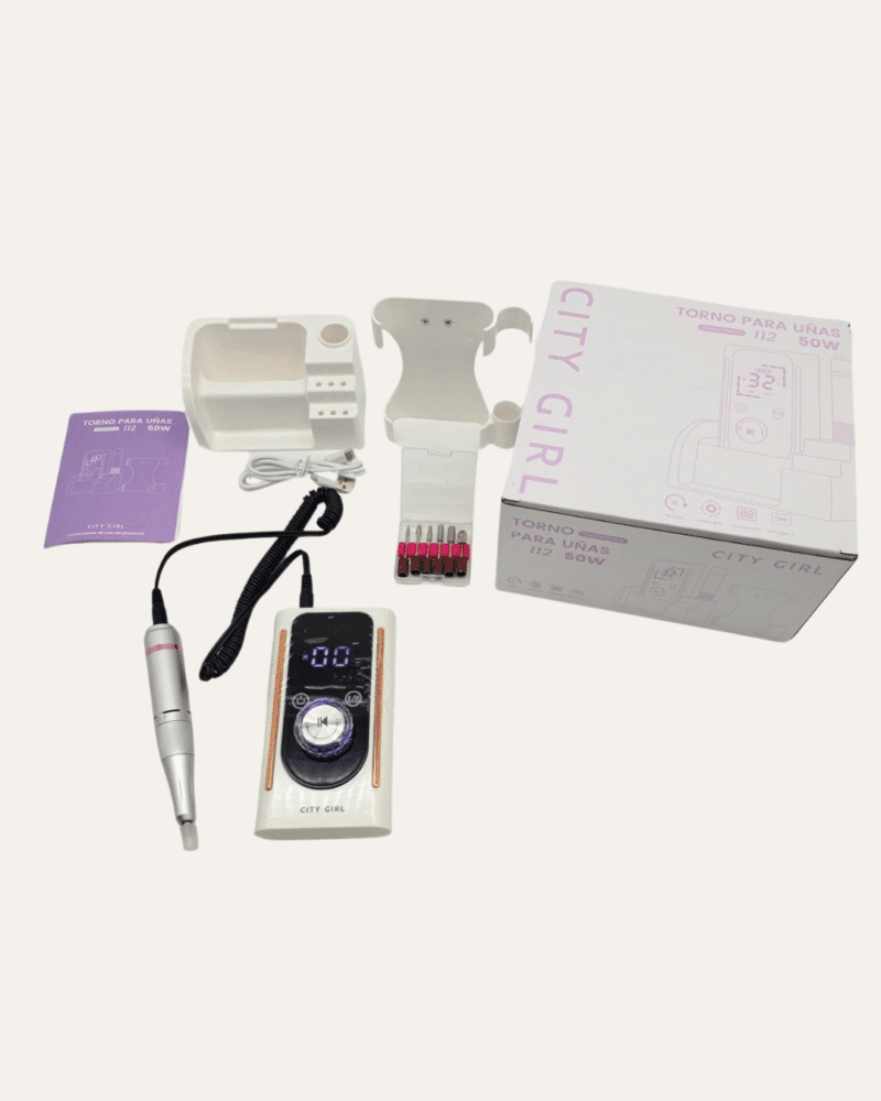 TORNO PARA UÑAS 50W INALAMBRICO - CITY GIRL