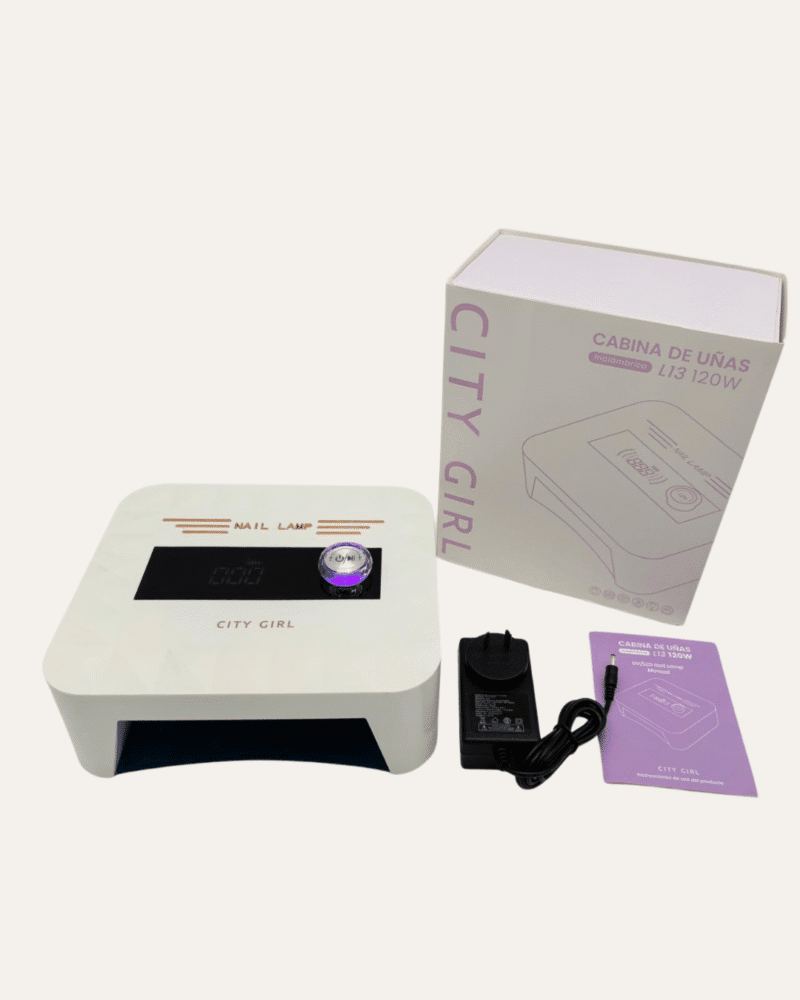 CABINA PARA UÑAS DE 120W INALAMBRICA - CITY GIRL