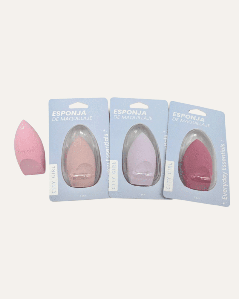 ESPONJA DE MAQUILLAJE ESTILO BISELADA - CITY GIRL