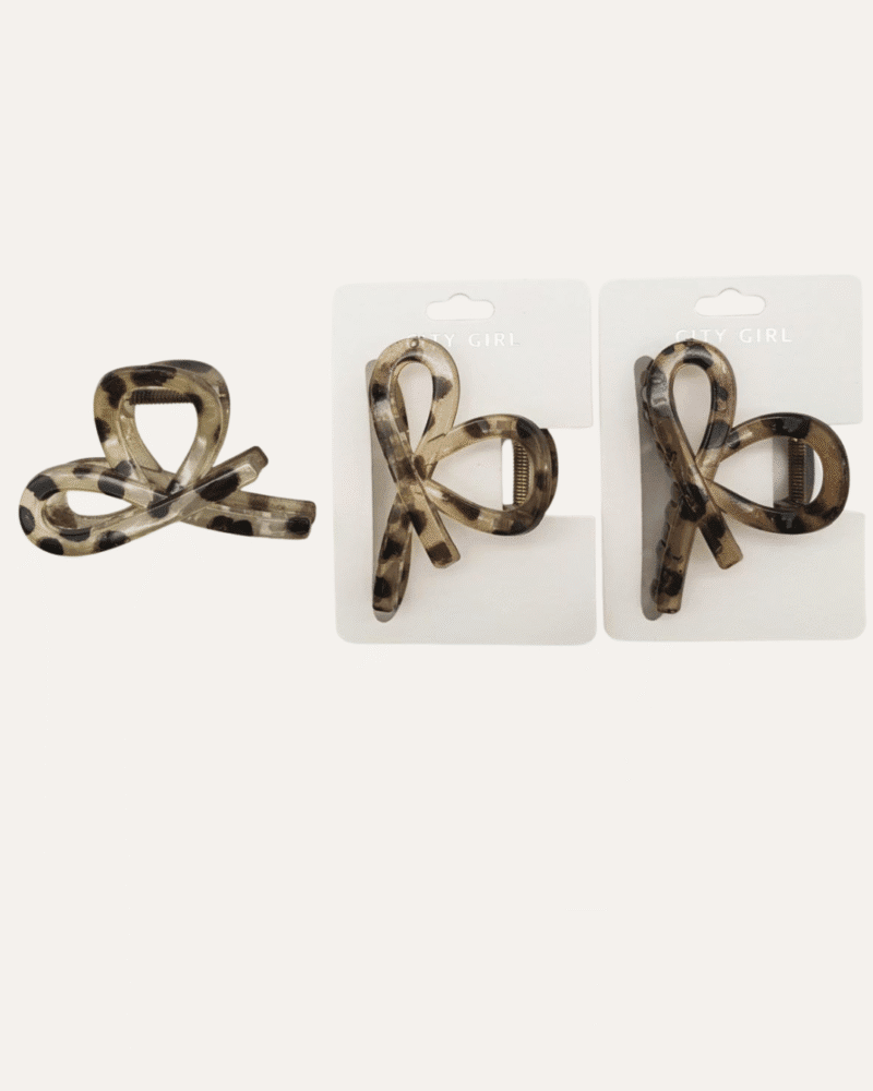 BROCHE DE PELO ANIMAL PRINT - CITYT GIRL