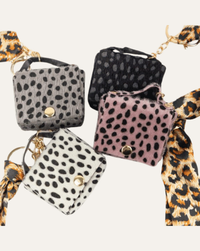 LLAVERO CARTERITA ANIMAL PRINT - CITY GIRL