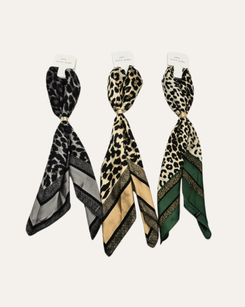 PAÑUELO DE SEDA ANIMAL PRINT - CITY GIRL