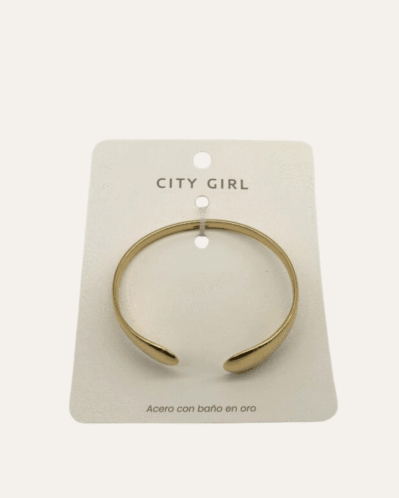 PULCERA DE ACERO DORADO - CITY GIRL