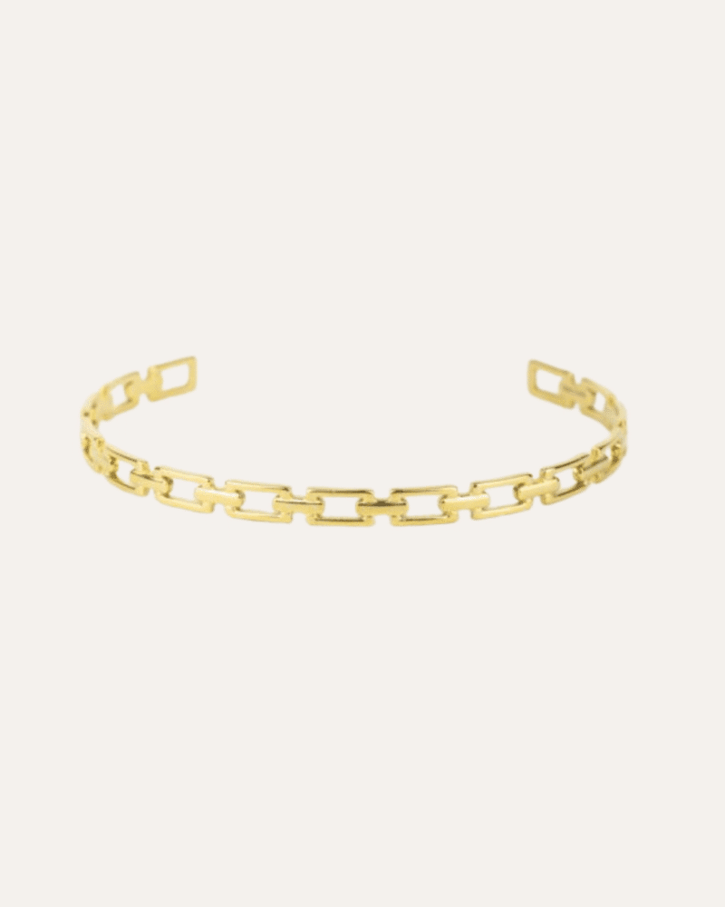 PULSERA DE ACERO DORADA -CITY GIRL