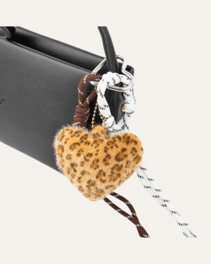 LLAVERO CORAZON ANIMAL PRINT- CITY GIRL