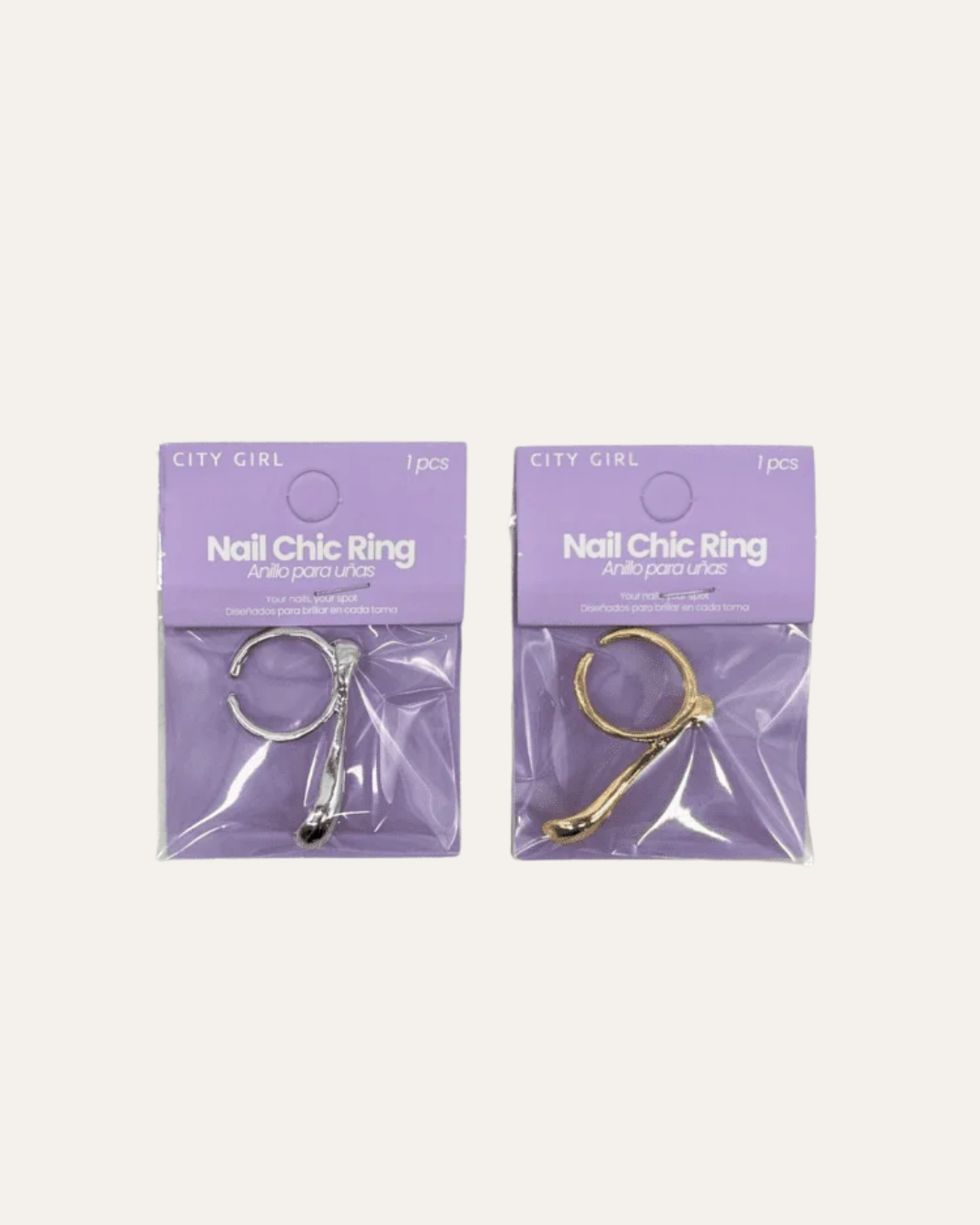 ANILLO DE UÑAS PARA FOTOGRAFIAS - CITY GIRL