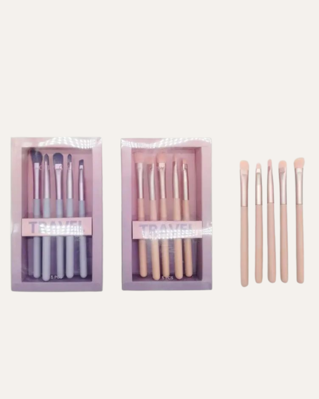 SET DE BROCHAS PARA MAQUILLAJE CITY GIRL – 5PCS
