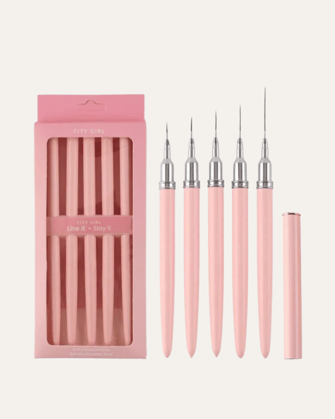 SET DE PINCEL LINER CITY GIRL – 5PCS