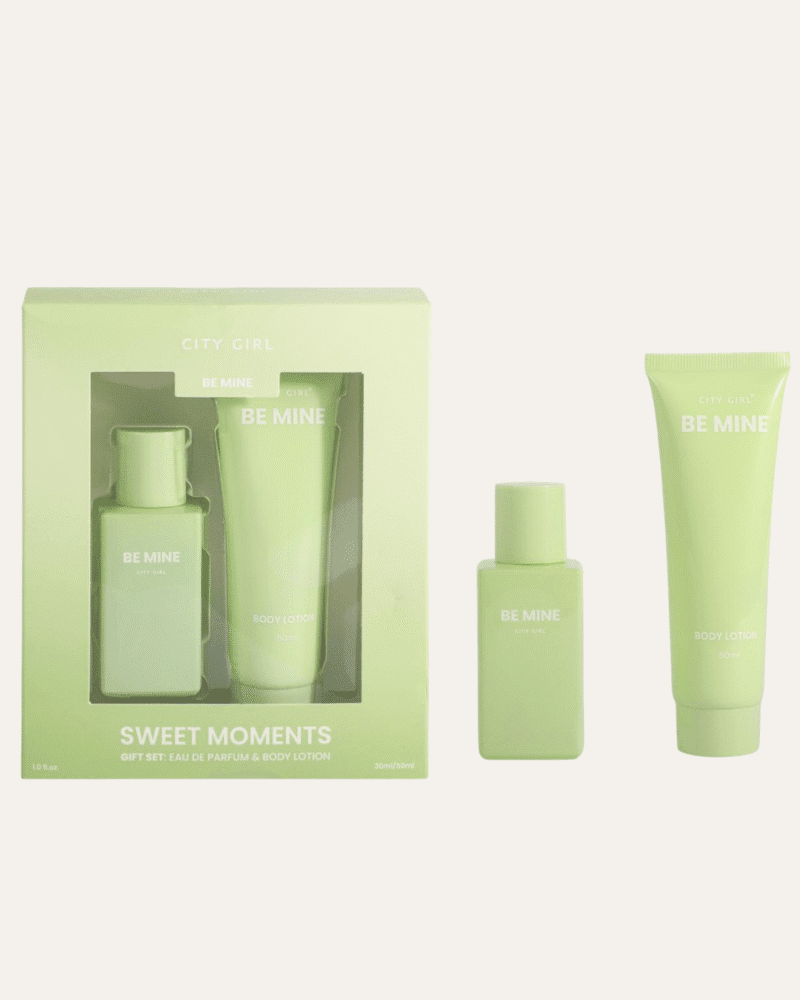 KIT BE MINE PERFUME DE 30ML + CREMA CORPORAL DE 50ML - CITY GIRL