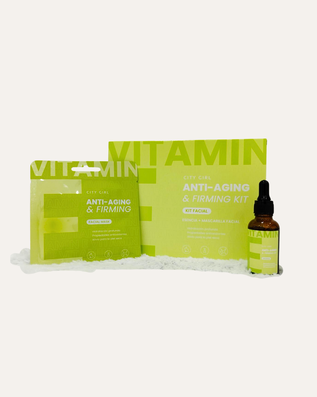 KIT FACIAL SERUM + MASCARILLA ANTI-AGING - CITY GIRL