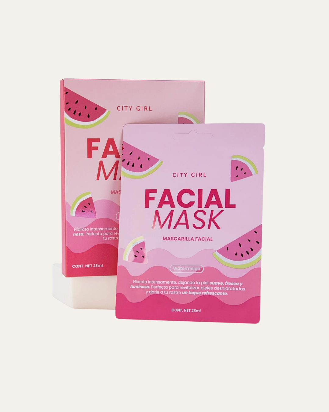 MASCARILLA FACIAL SANDIA - CITY GIRL