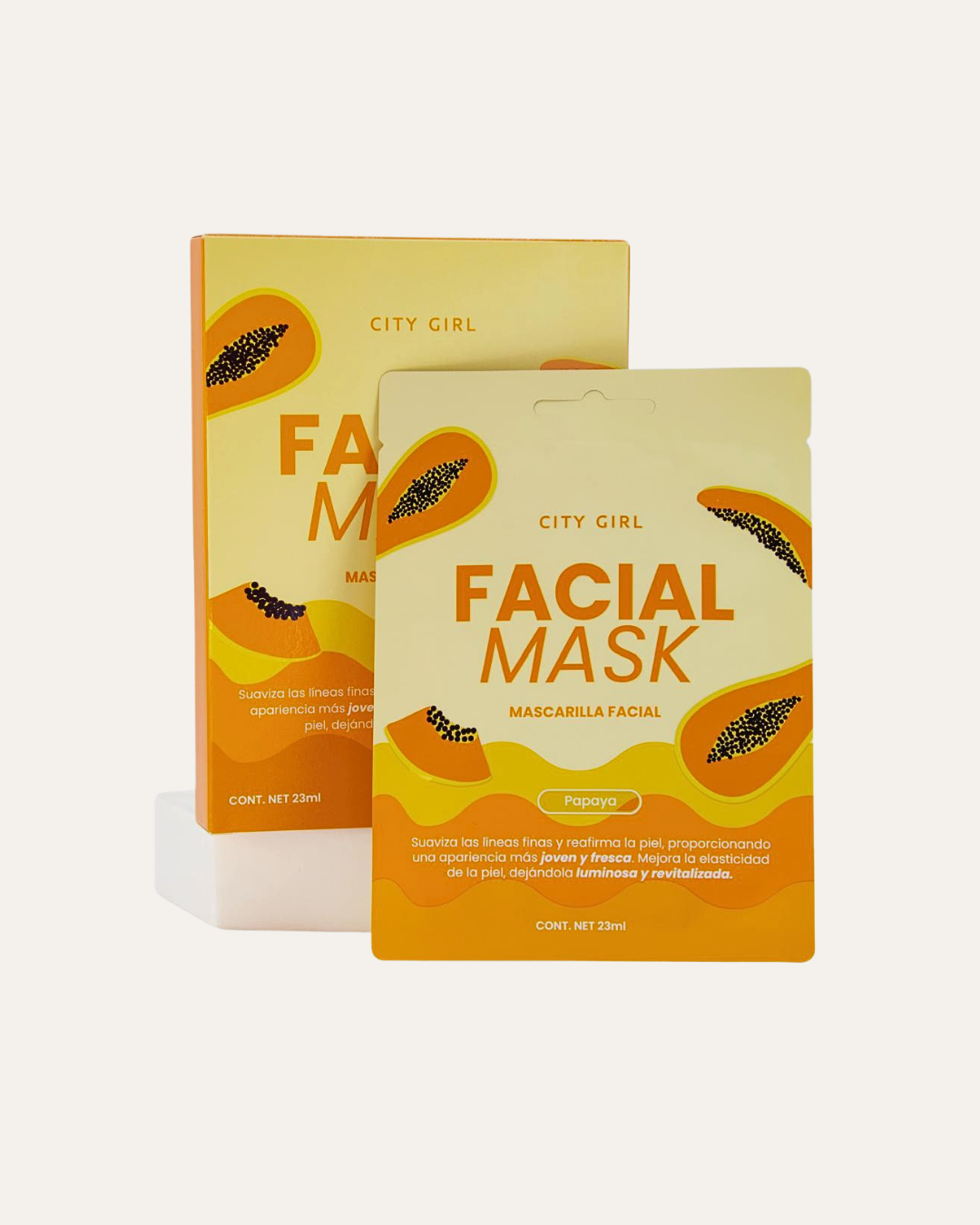 MASCARILLA FACIAL PAPAYA  - CITY GIRL