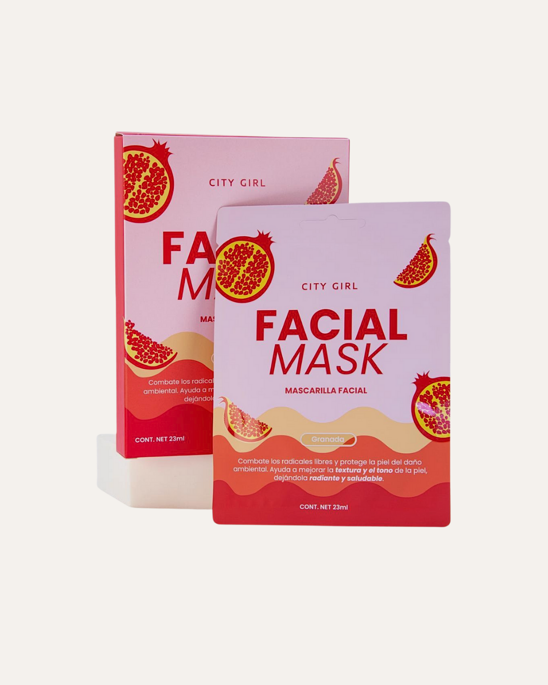 MASCARILLA FACIAL GRANADA  - CITY GIRL