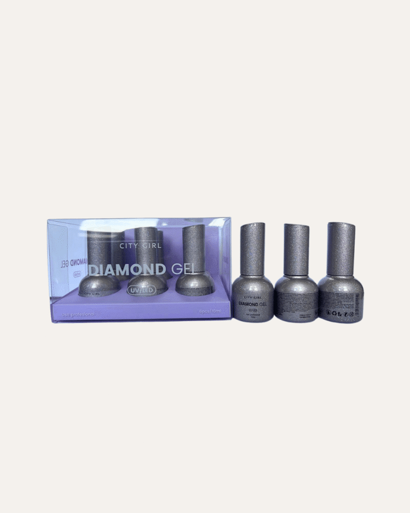 #14 ESMALTE UV/LED DIAMOND GEL CITY GIRL 10ML - 6PCS
