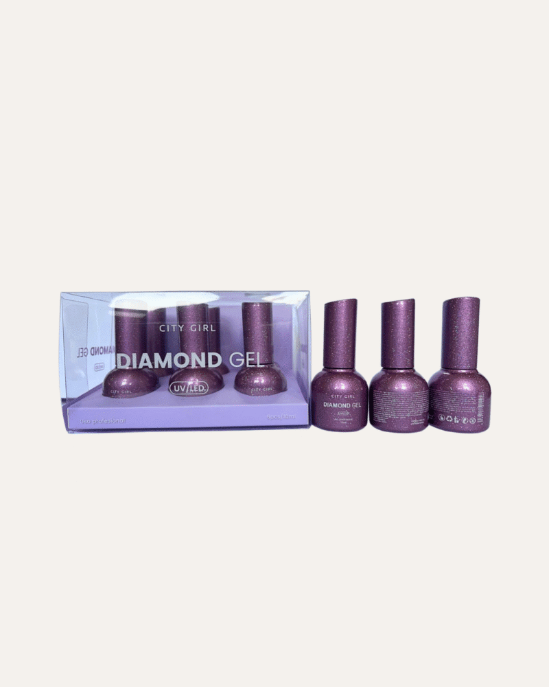#15 ESMALTE UV/LED DIAMOND GEL CITY GIRL 10ML - 6PCS