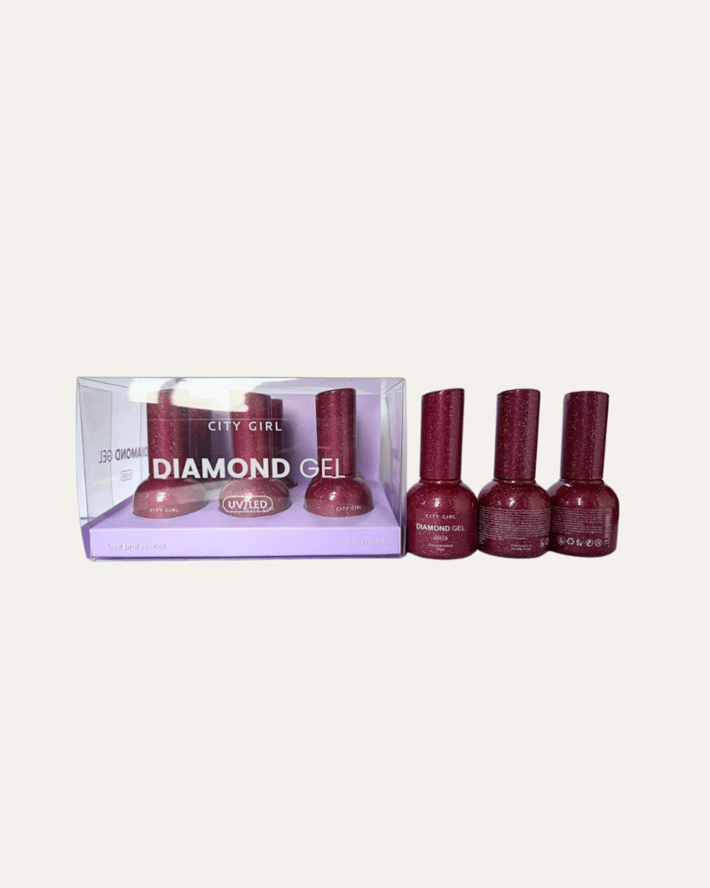 #16 ESMALTE UV/LED DIAMOND GEL CITY GIRL 10ML - 6PCS