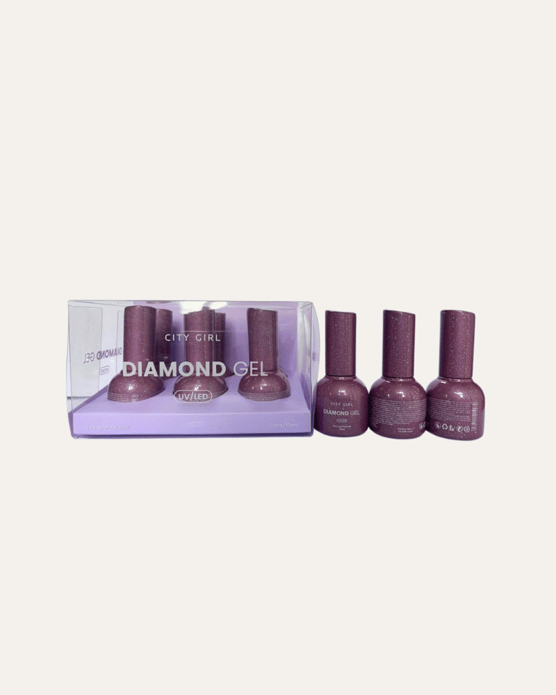 #17 ESMALTE UV/LED DIAMOND GEL CITY GIRL 10ML - 6PCS