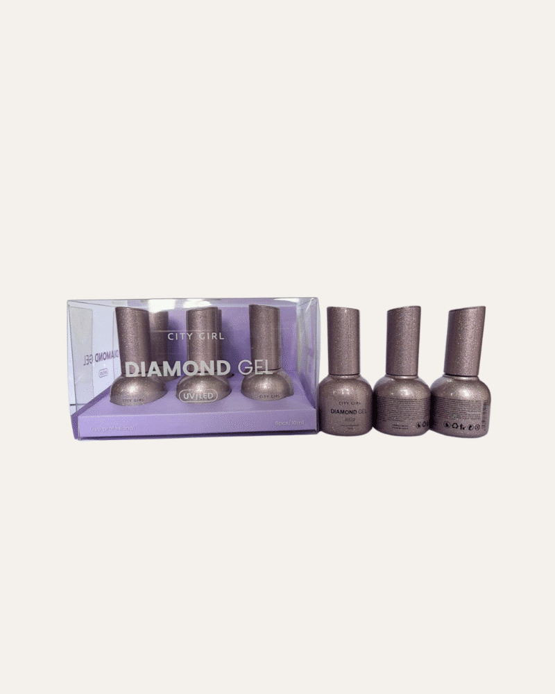#04 ESMALTE UV/LED DIAMOND GEL CITY GIRL 10ML - 6PCS
