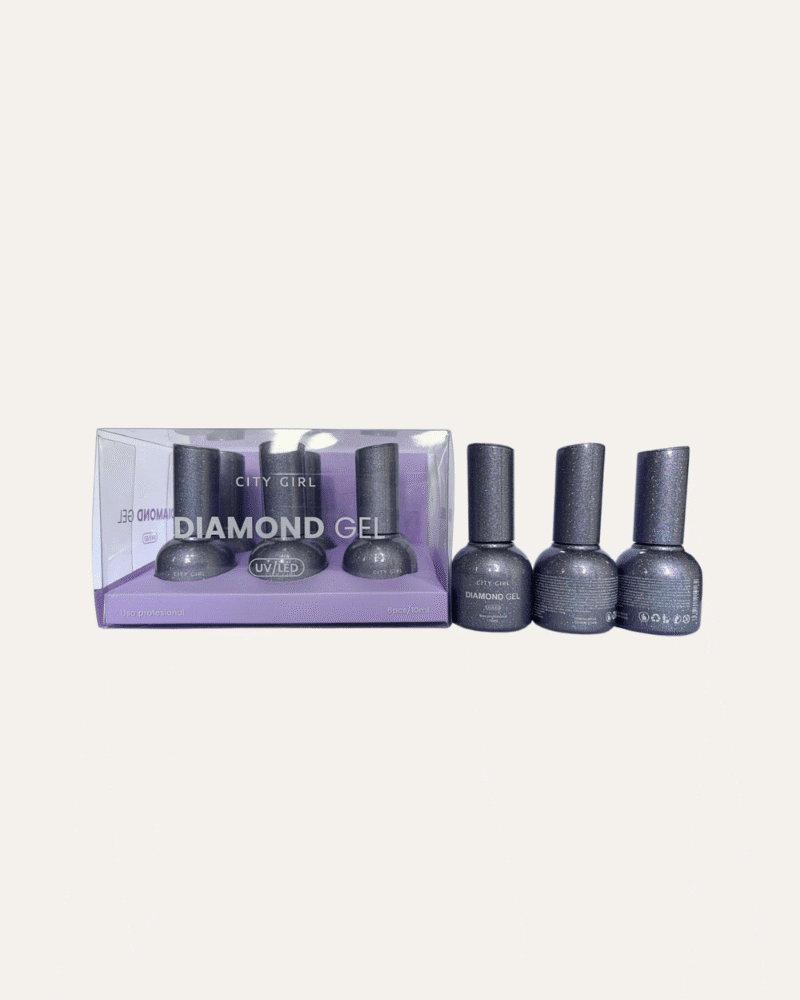 #06 ESMALTE UV/LED DIAMOND GEL CITY GIRL 10ML - 6PCS