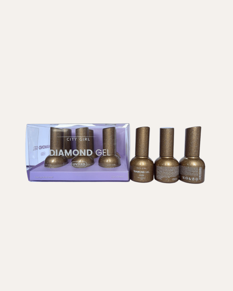 #09 ESMALTE UV/LED DIAMOND GEL CITY GIRL 10ML - 6PCS