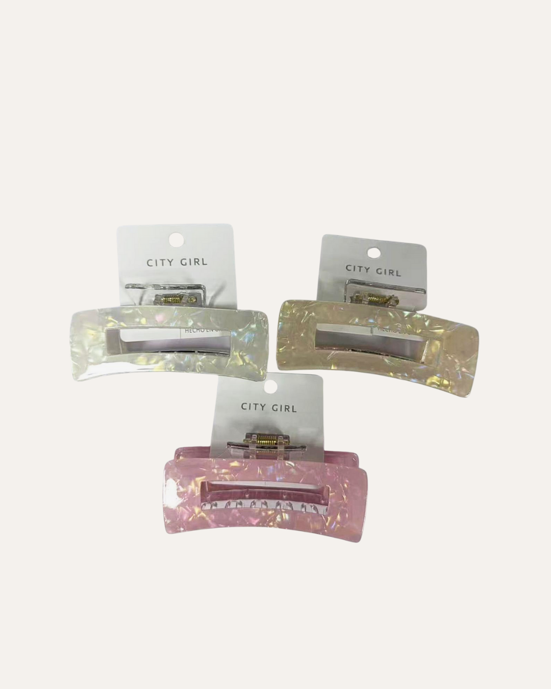 BROCHE DE PELO TORNASOL