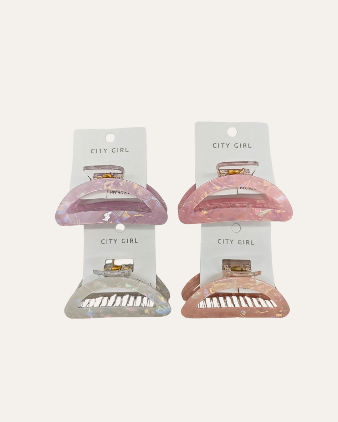 BROCHE DE PELO DE COLORES