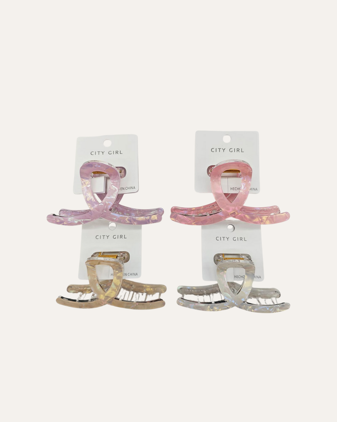 BROCHE DE PELO DE COLORES