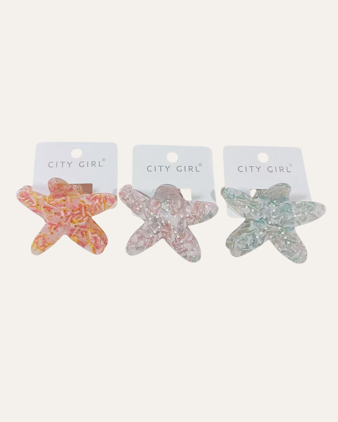 BROCHE DE PELO ESTRELLA DE MAR