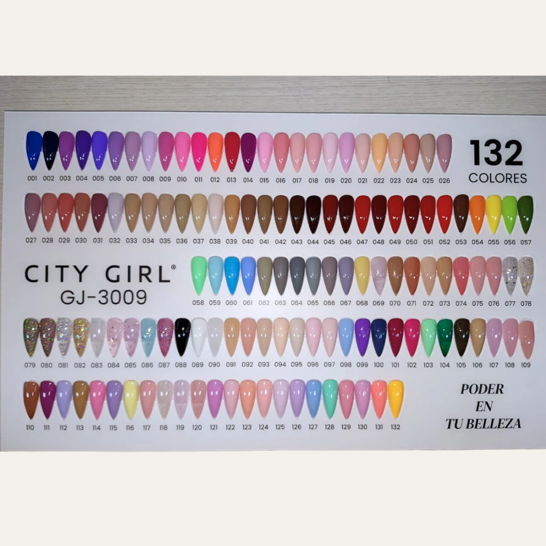 ESMALTES UV/LED 3 FREE DE 7ML DEL 101 AL 132 - CITY GIRL