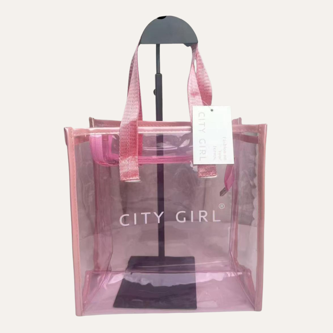 PORTA COSMETICO TRANSPARENTE - CITY GIRL